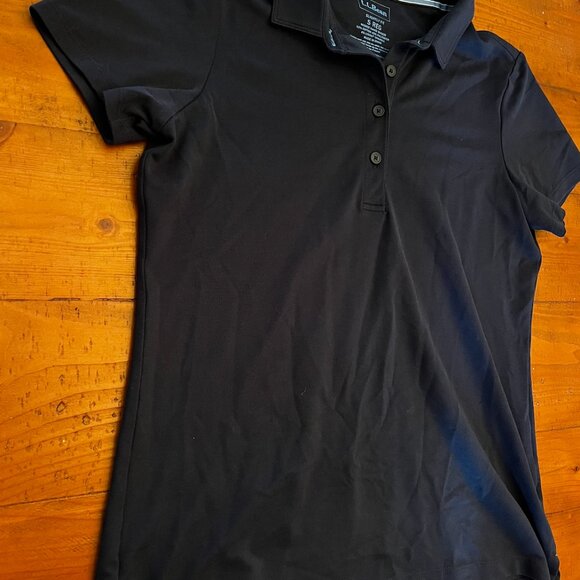L.L. Bean Slightly Fit Navy Polo Shirt - Picture 5 of 5